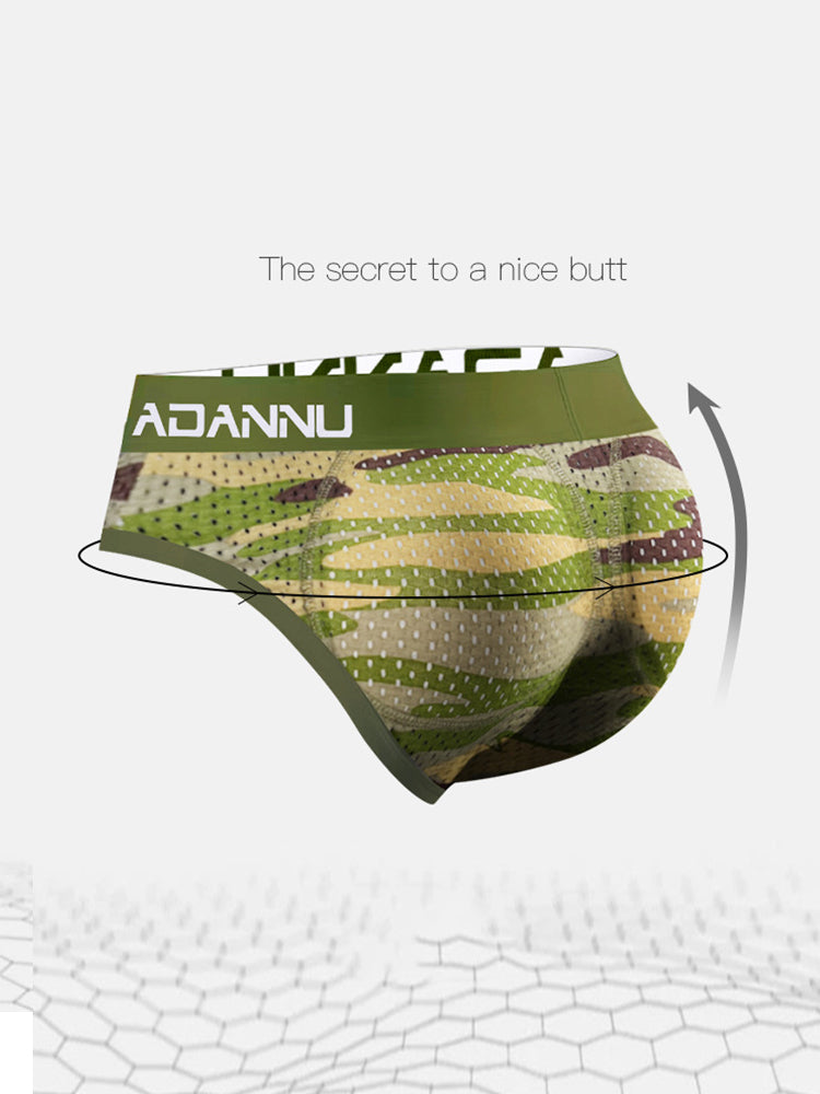 Men's Breathable Mesh Hip-lifting Briefs