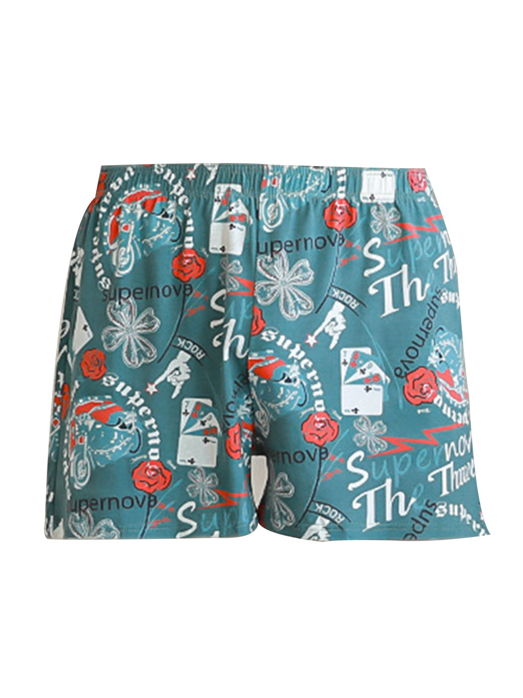 2 Pack Men's Relaxed Printed Cotton Boxers