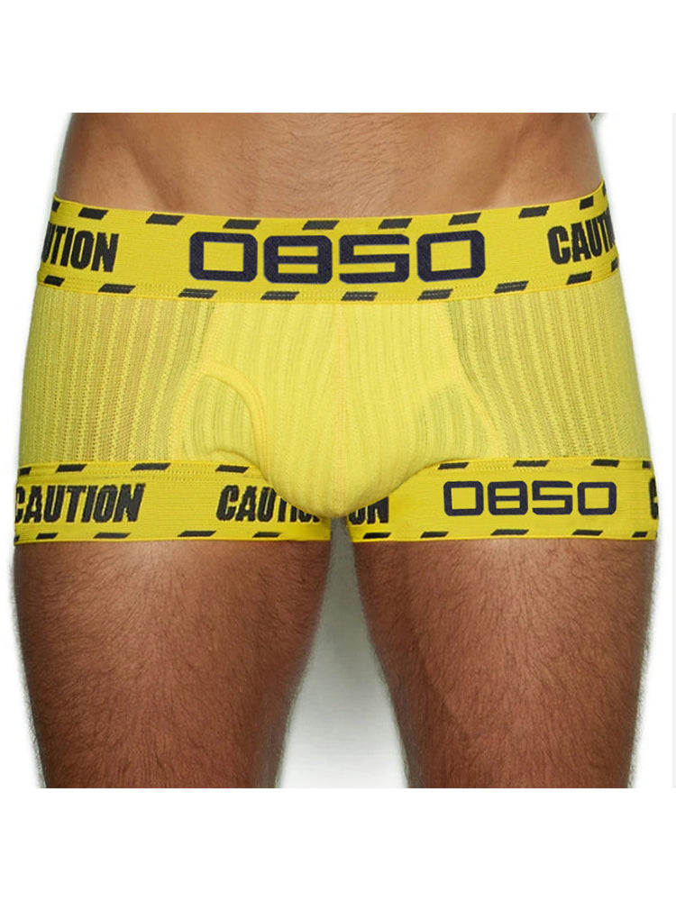 2 Pack Men's U-Pouch Low-Rise Breathable Trunks