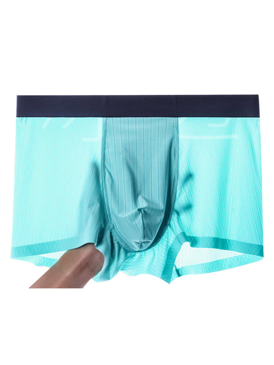 3 Pack Men's Seamless U Convex Pouch Trunks