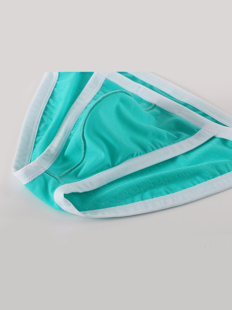 3-pack Men's Low Waist Sexy Narrow Hem Breathable Briefs