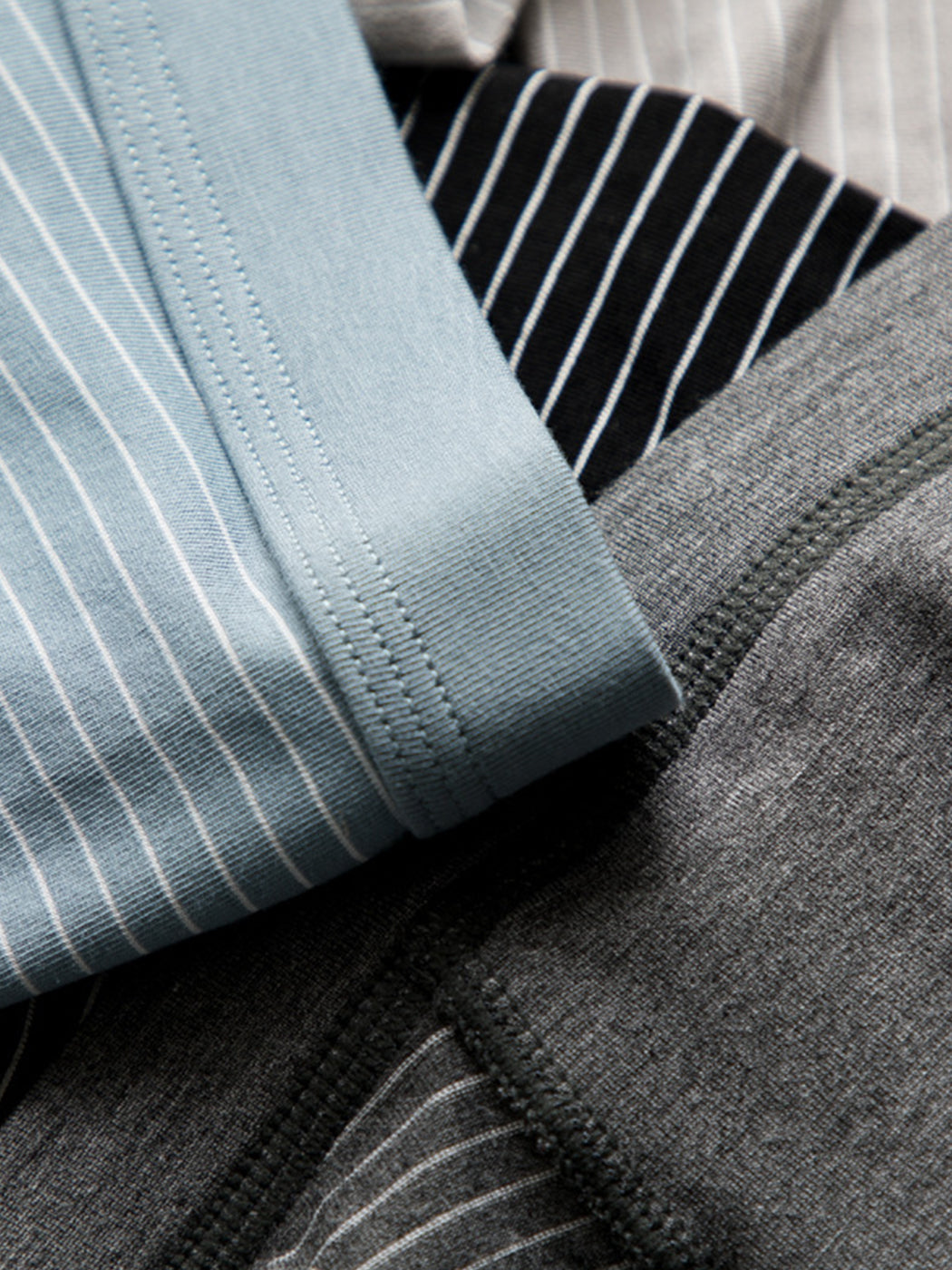 3 Pack Men's Striped Trunks for Ultimate Comfort