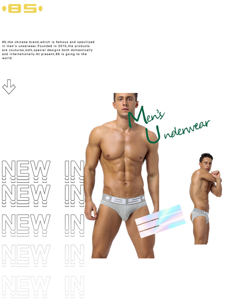 3 Pack Men's Sport Solid Low-Rise Jockstraps