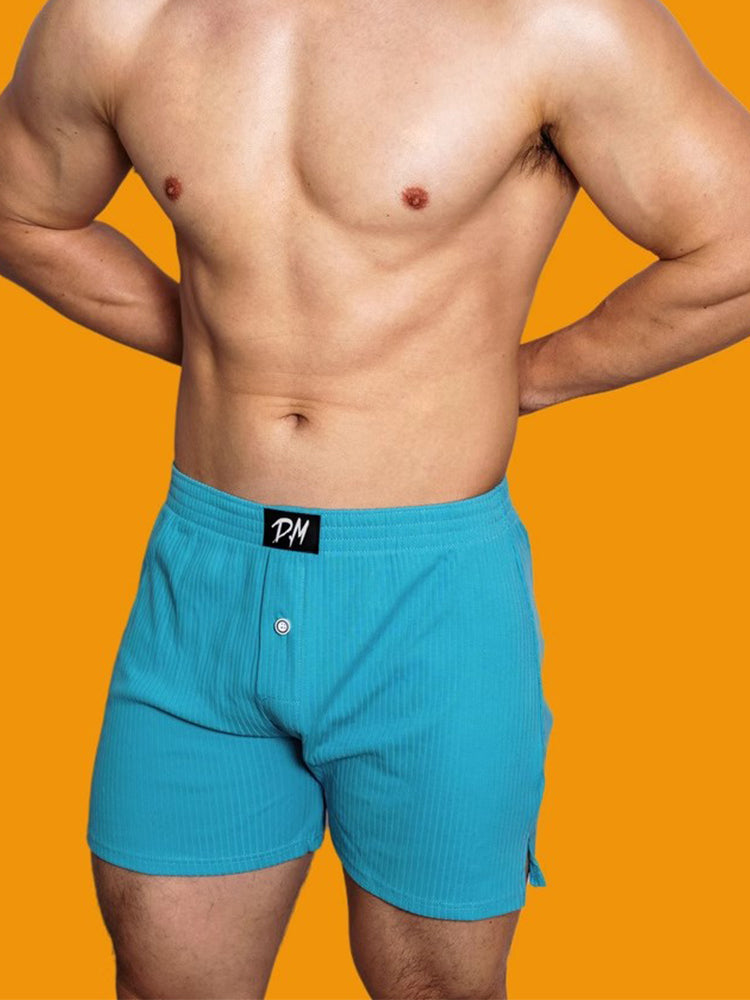 2 Pack Low-Rise Cotton Casual Solid Boxers