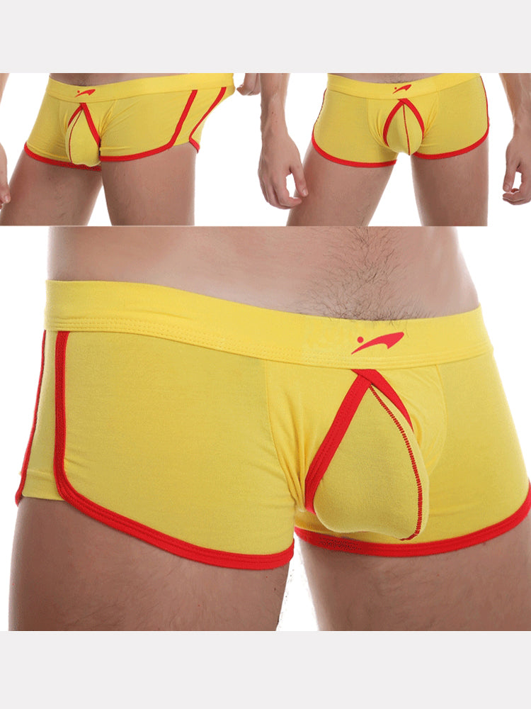 3 Pack Men's Modal U-convex Large Pouch Arrow Pants Breathable Boxer Briefs