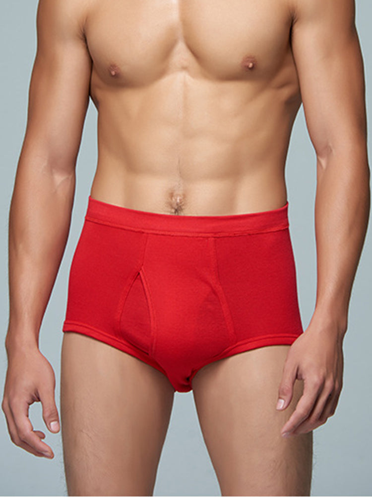 2 Pack Cool Cotton Underwear With Fly