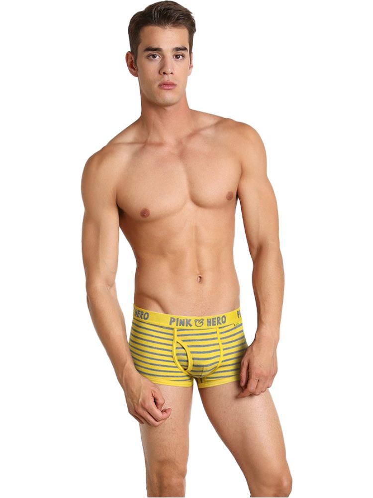 2 Pack European Luxury Brand Personalized Striped Men's Underwear