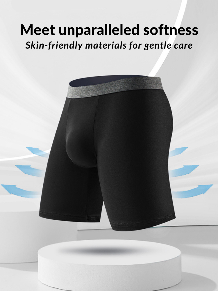 3 Pack Men's Plus-Size Anti-Chafing Performance Boxer Briefs