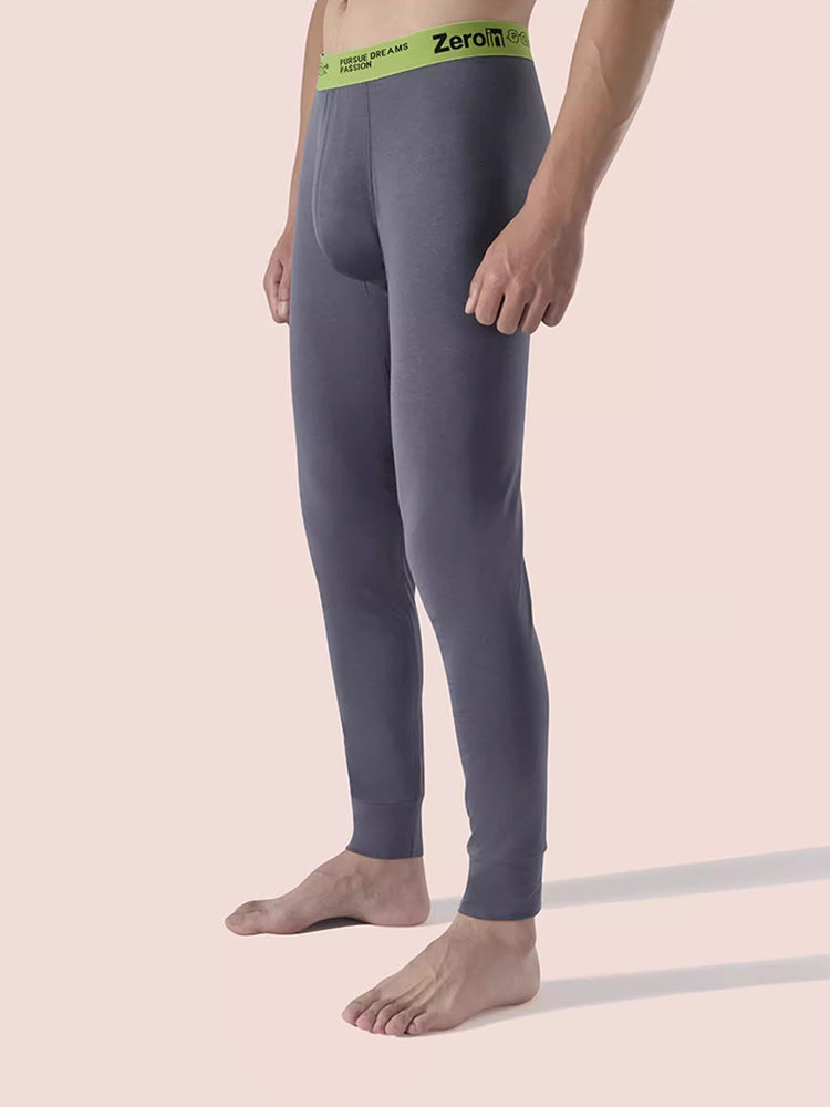 Men's Thermal Pants with Fleece Lining, Thickened Sports Base Layer Pants