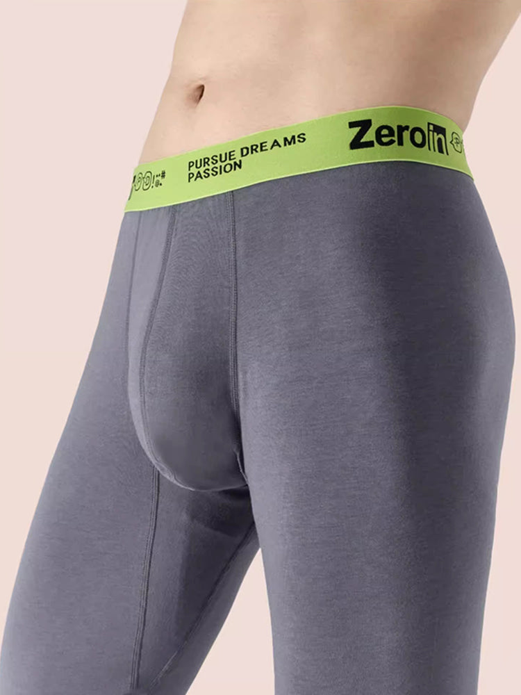 Men's Thermal Pants with Fleece Lining, Thickened Sports Base Layer Pants