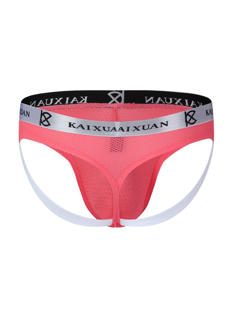 3 Pack Men's Soft Elastic Comfortable Breathable Low Waist Sexy Thong