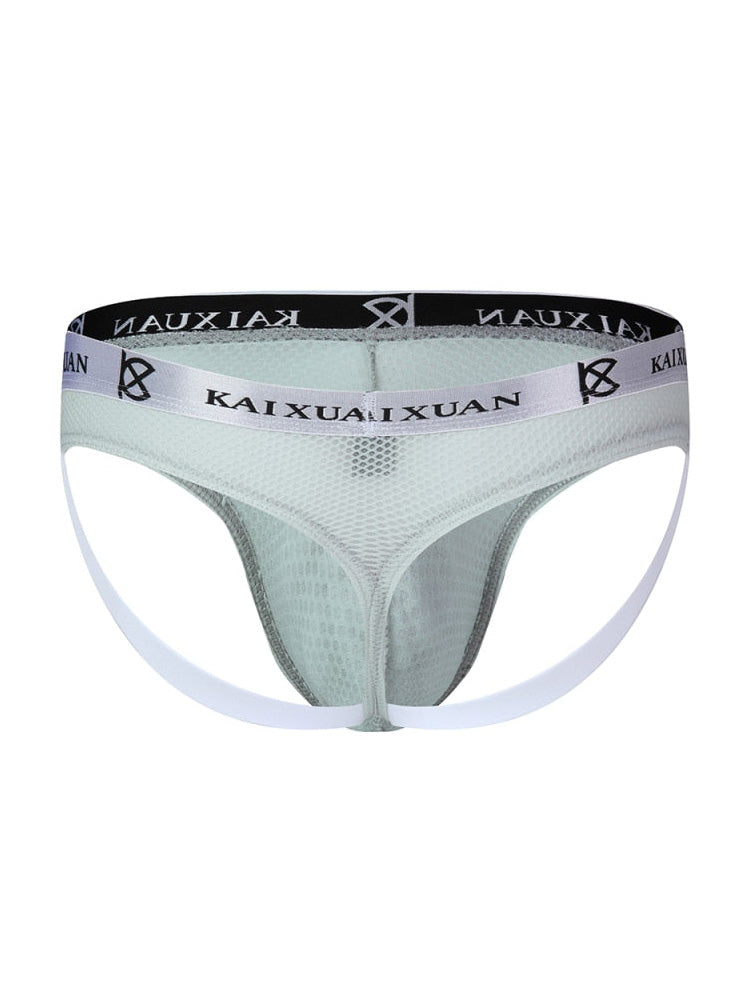 3 Pack Men's Soft Elastic Comfortable Breathable Low Waist Sexy Thong