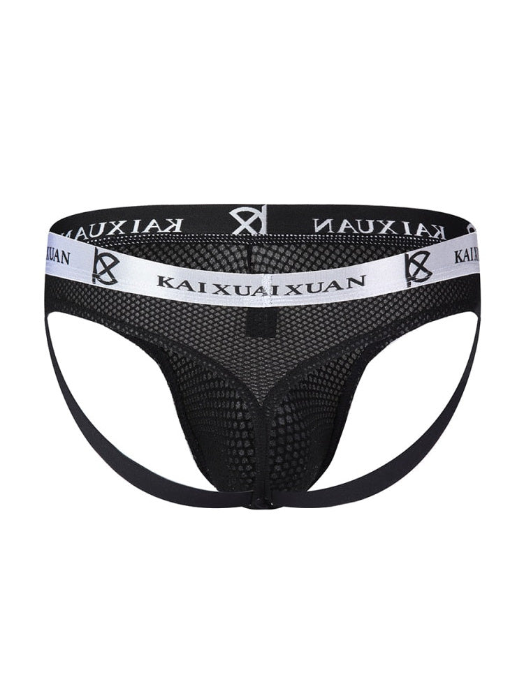 3 Pack Men's Soft Elastic Comfortable Breathable Low Waist Sexy Thong