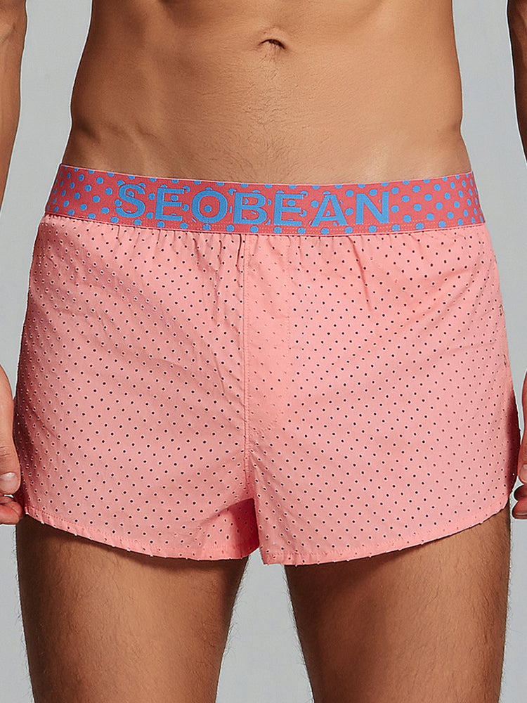 Men's Cotton Butt Lifter Boxers with Breathable Tummy Control