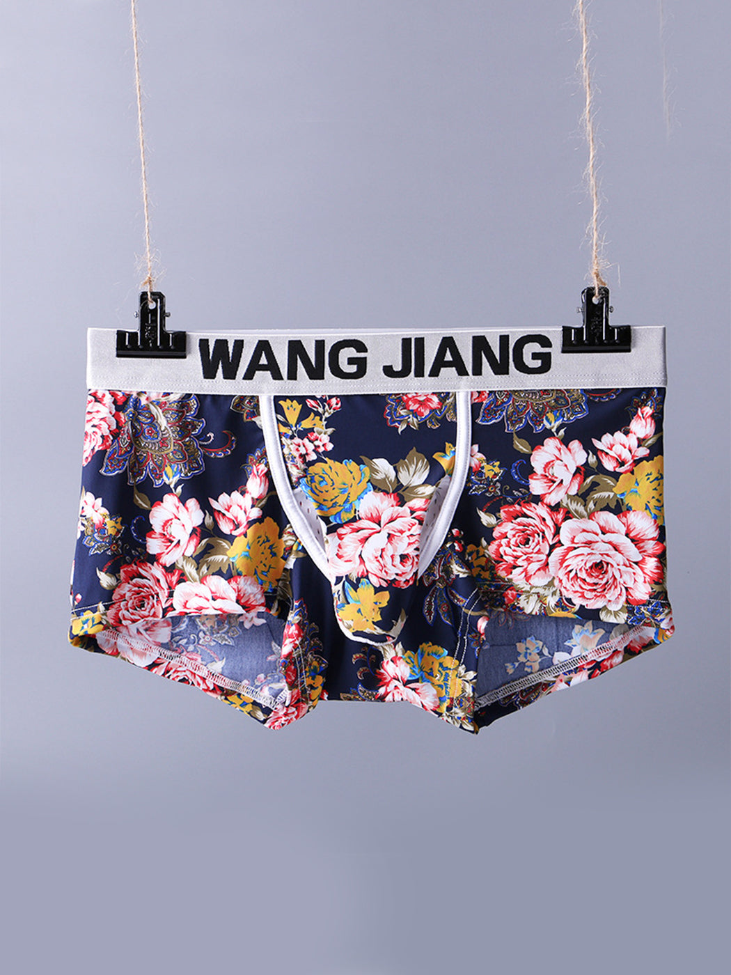 3 Pack Men's Ice Silk Trunks with Separated Pouch Design