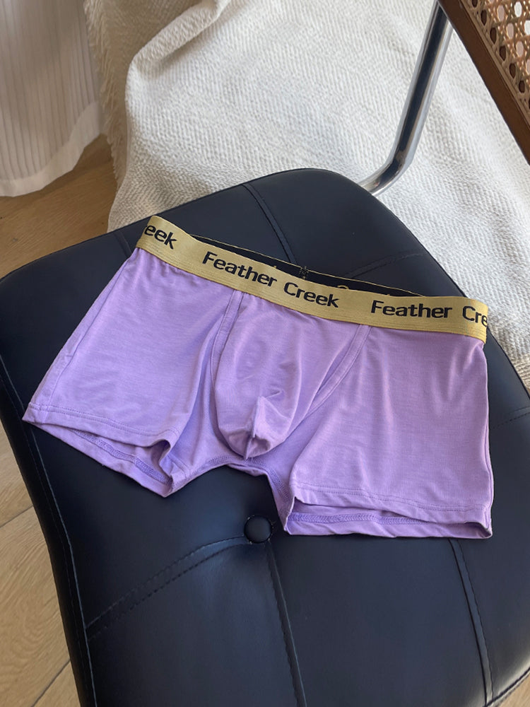 3 Pack Men's U-Shaped Large Pouch Breathable Comfortable Trunks