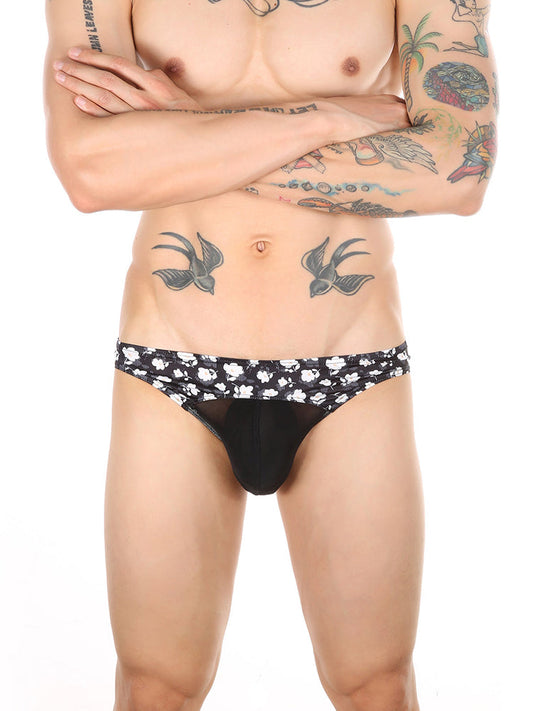 4 Pack Men's Sexy Print Pouch Bikini