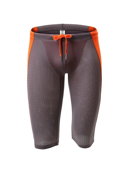 Men's Breathable Compression Shorts with Drawstring
