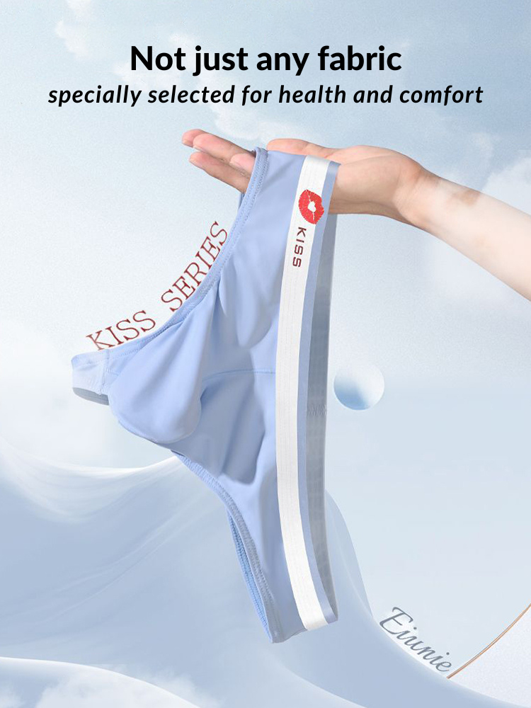 3 Pack Men's U-Pouch Ice Silk Sexy Thong