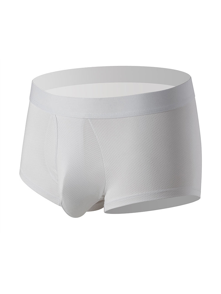 Men's 3 Pack Fly Big Pouch Breathable Trunks