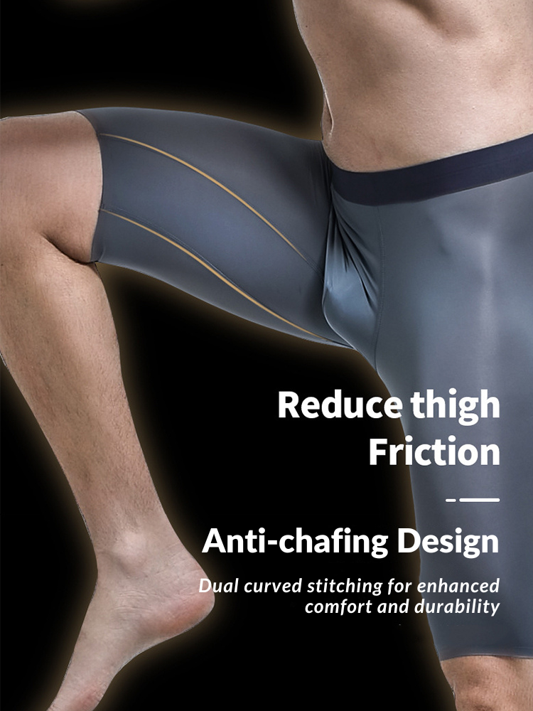 3 Pack Men's Anti-Chafing Seamless Running Briefs