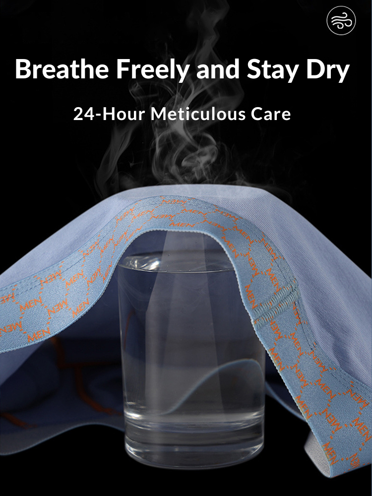 3 Pack Men's Casual Fitness Cotton Trunks