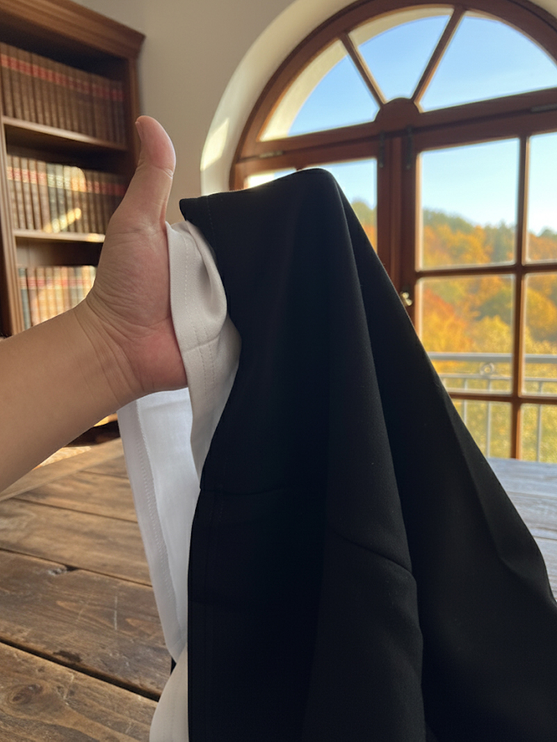 Irregular Clipping Skinny Contrast Color Round-Neck Maxi Dresses