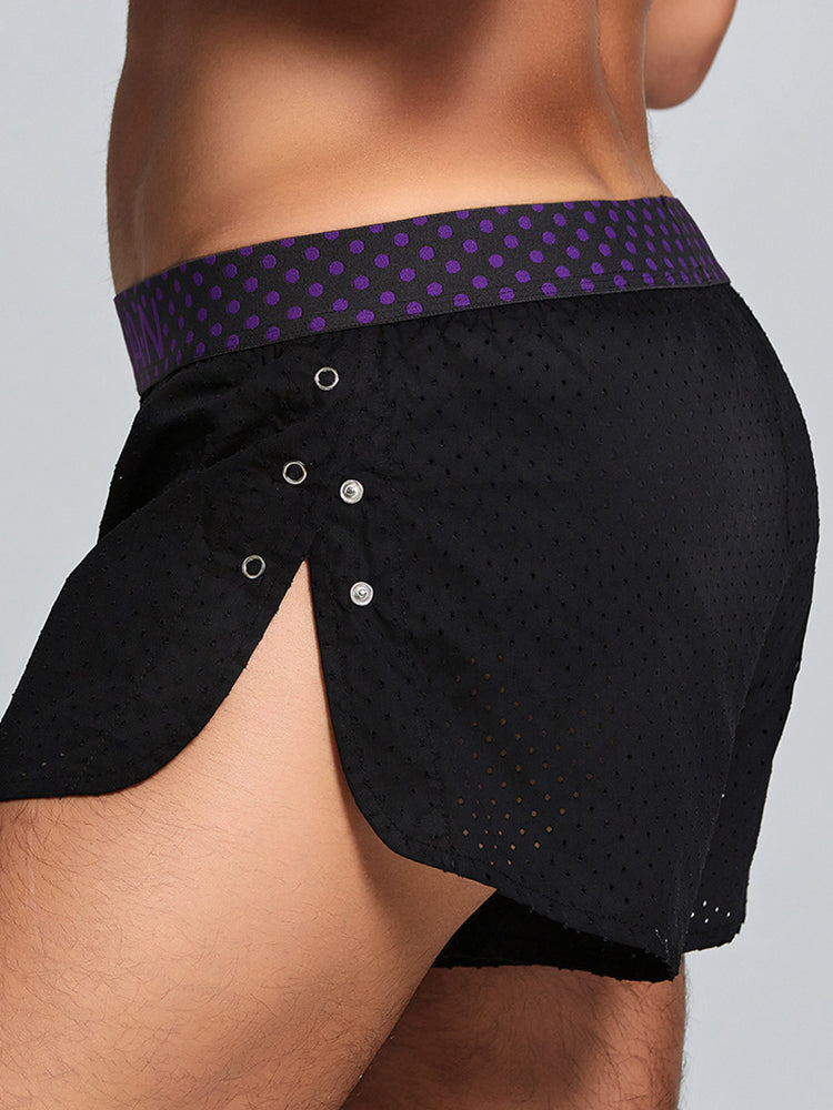 Men's Cotton Butt Lifter Boxers with Breathable Tummy Control