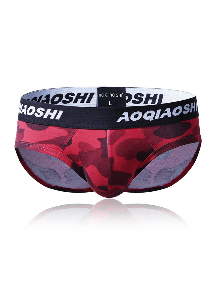 3 Pack Low Rise Camouflage Ball Support Underwear