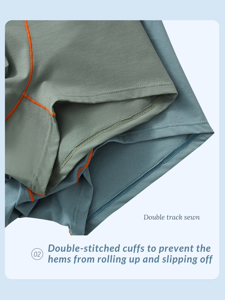 3 Pack Men's Casual Fitness Cotton Trunks