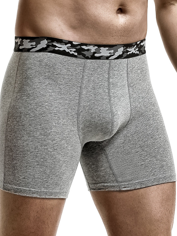 2 Pack Men's U Convex Large Support Pouch Boxers Briefs