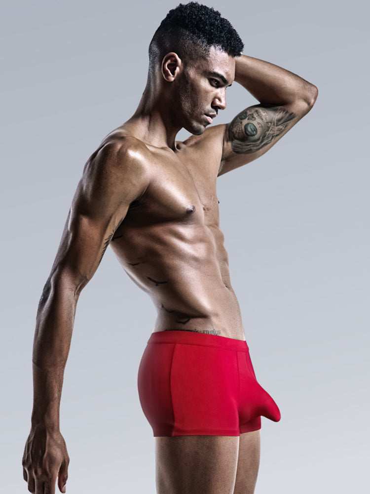 3 Pack Men's Separate Sexy Free Stretch Trunks