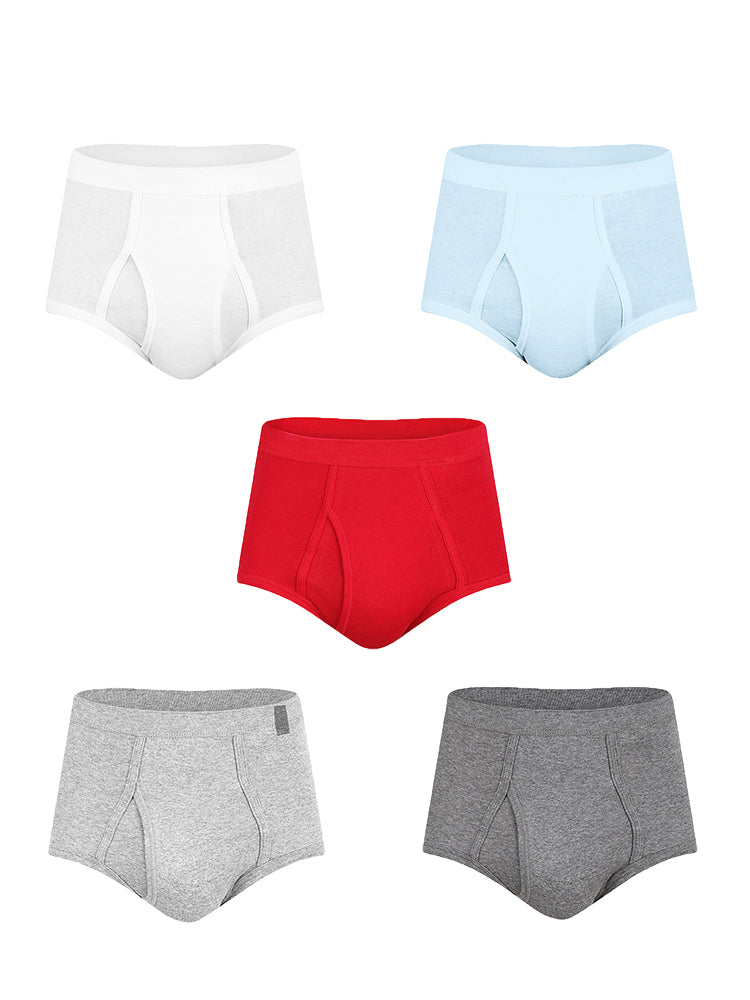 2 Pack Cool Cotton Underwear With Fly