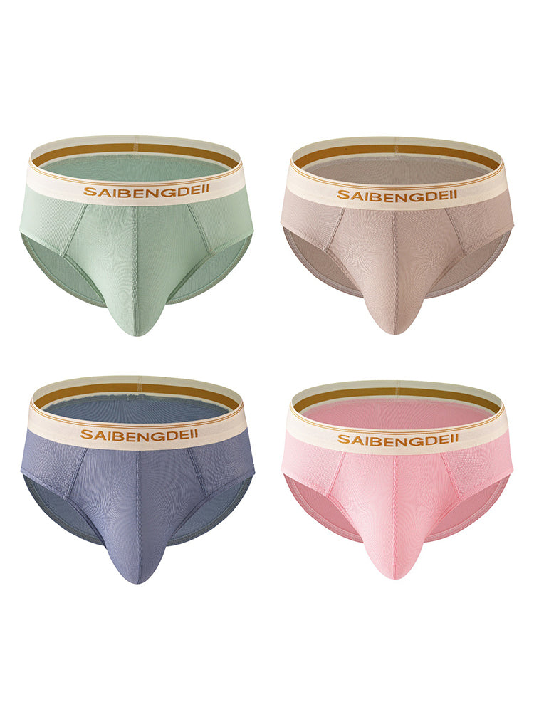 Men's Threaded Fabric U-Raised Low Rise Trunks