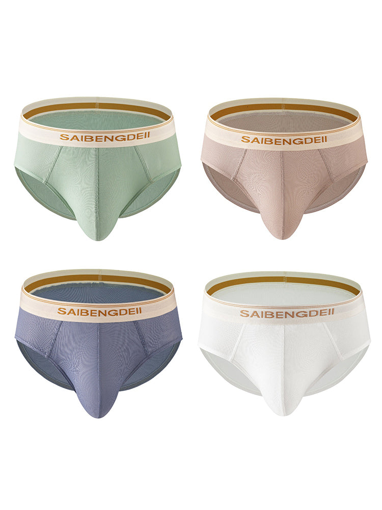 Men's Threaded Fabric U-Raised Low Rise Trunks