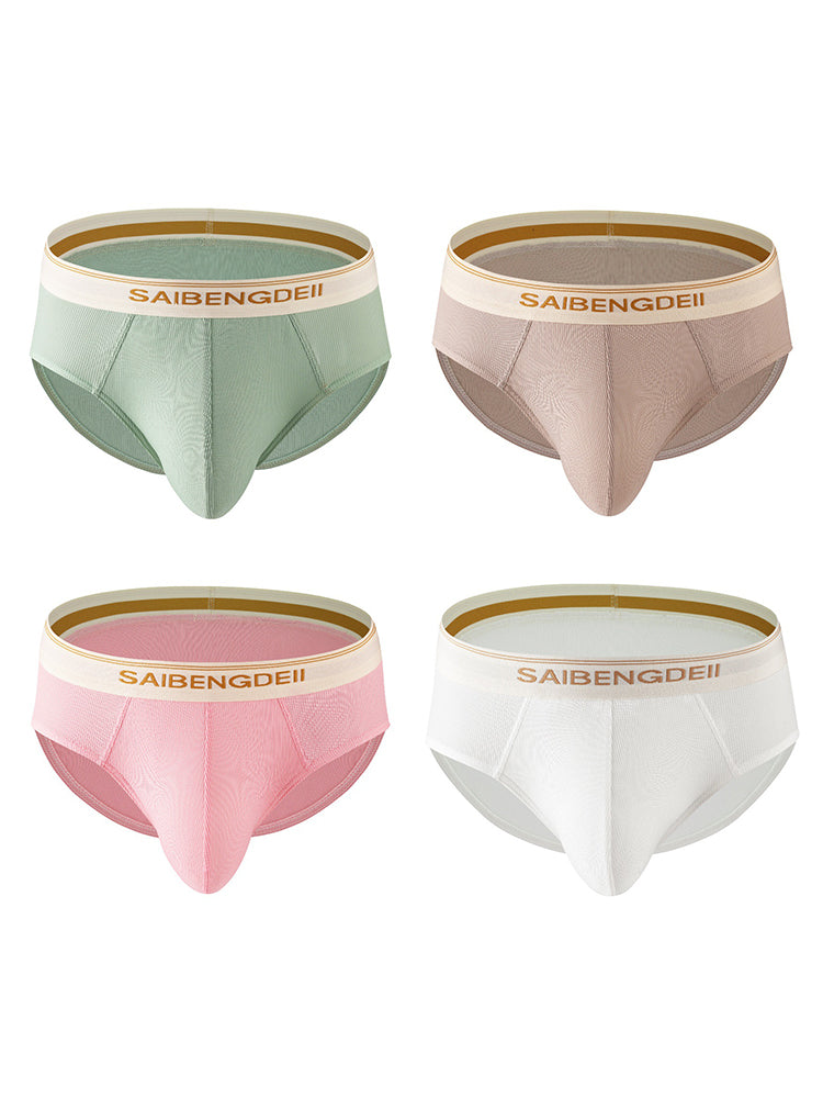 Men's Threaded Fabric U-Raised Low Rise Trunks