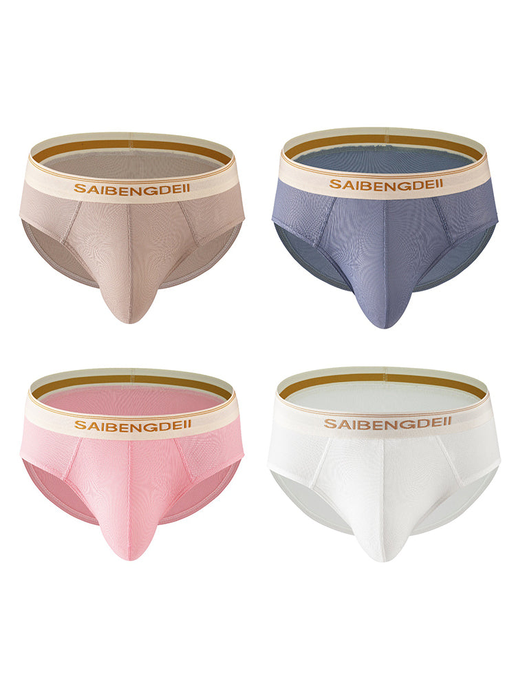 Men's Threaded Fabric U-Raised Low Rise Trunks