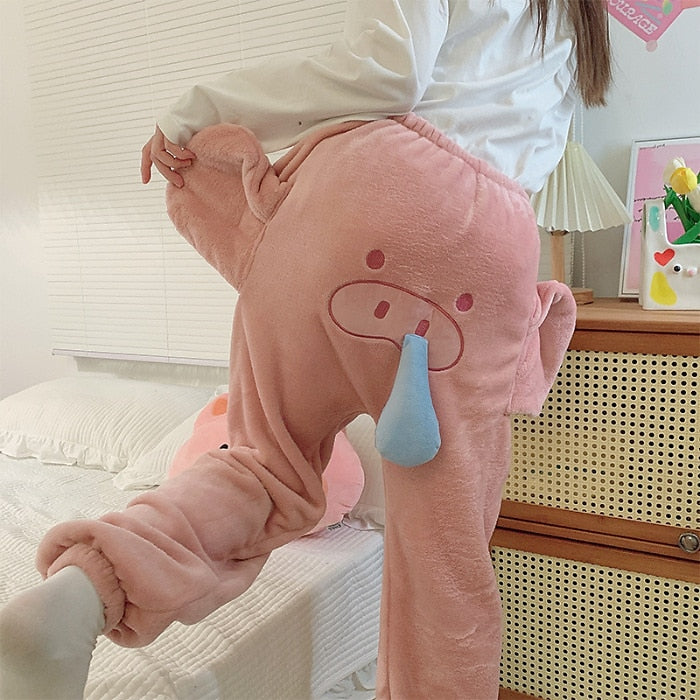 Adult Unisex Elephant Animal Sleep Pants