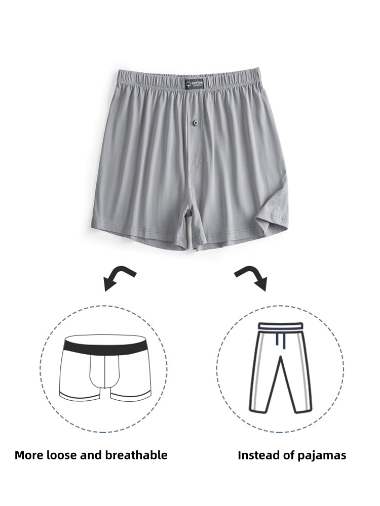 Water Soft Tencel Cotton Comfortable and Breathable Men's Shorts