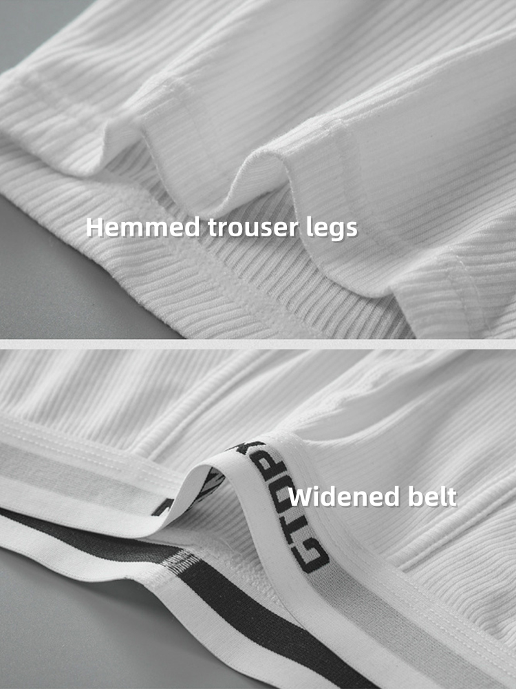 2-Pack Men's Threaded Design Breathable Comfort Low-Rise Thin U-convex Briefs