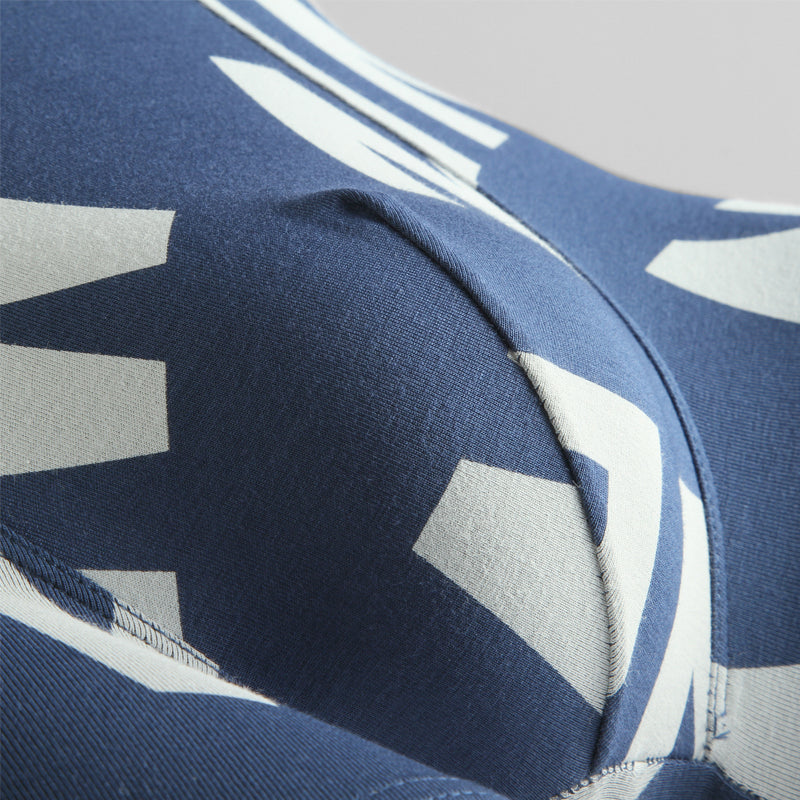 3Pcs Mens Printed U Convex Pouch Boxer Briefs