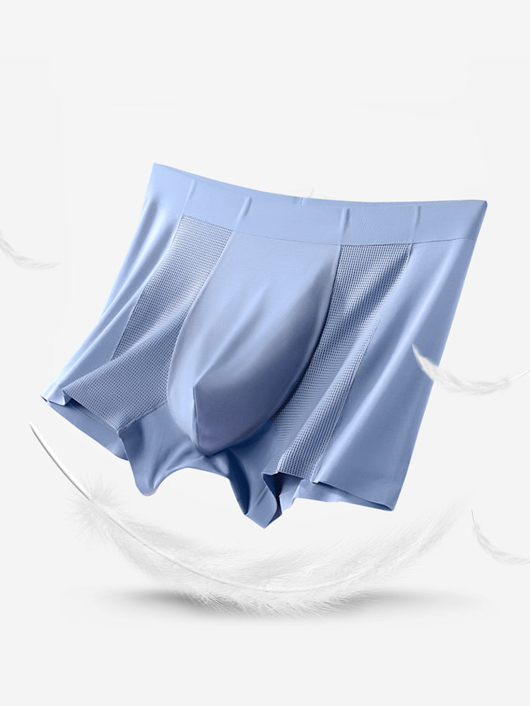 2 Pack Men's Breathable Seamless Modal Trunks