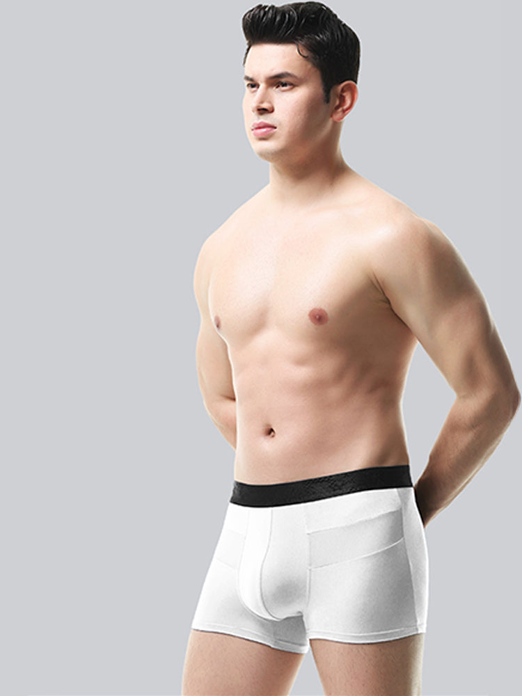 3 Pack Men's Breathable Splicing Mesh Trunks