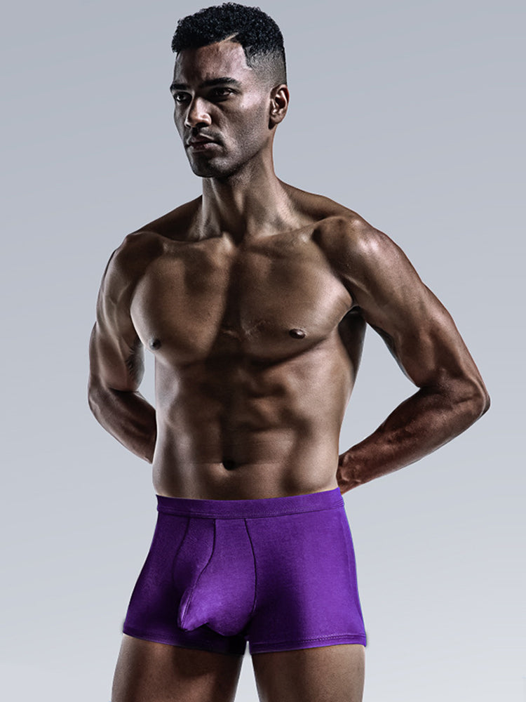 3 Pack Men's Separate Sexy Free Stretch Trunks