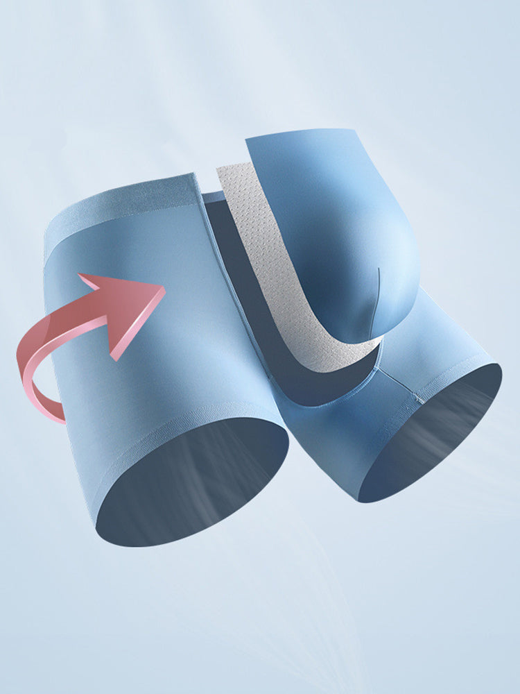 3 Pack Mesh Breathable Ice Silk Underwear