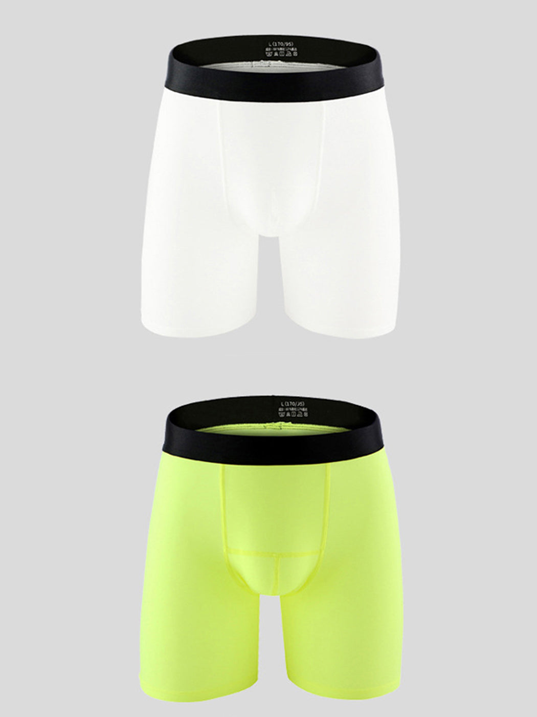 2 Pack Men's Compression Athletic Boxer Briefs