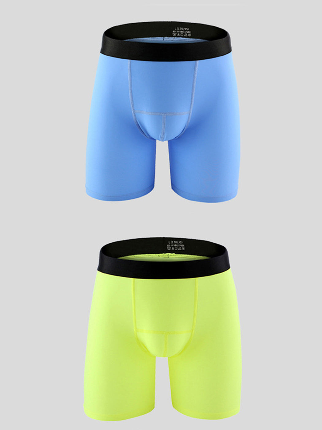 2 Pack Men's Compression Athletic Boxer Briefs