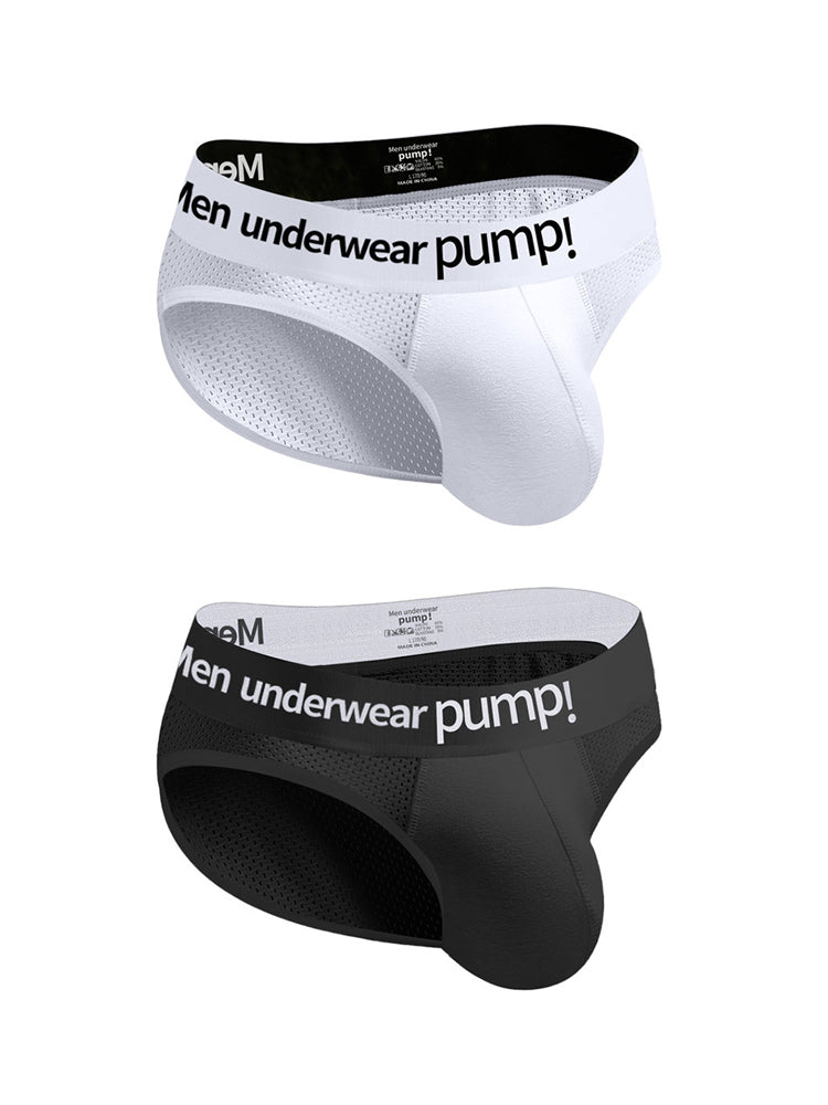 2-pack Men's Sports Mesh Breathable Briefs