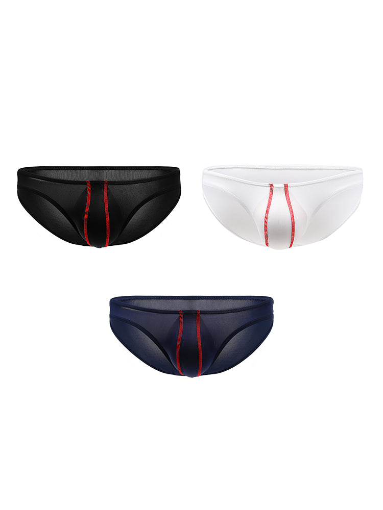 3 Pack Men's U-Pouch Low-Rise Briefs