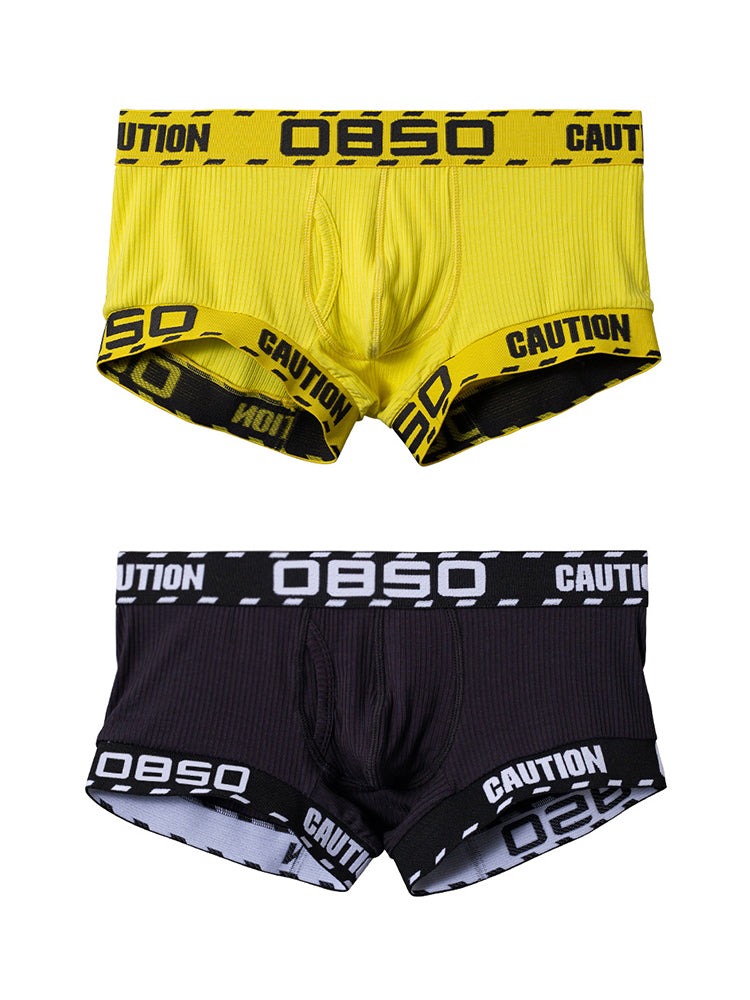 2 Pack Men's U-Pouch Low-Rise Breathable Trunks